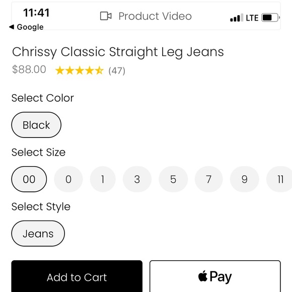 NWT Carly Jean Los Angeles Chrissy Classic Straight Leg Jeans - Picture 8 of 9